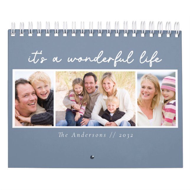 It's a Wonderful Life Photo Family Calendar (Cover)