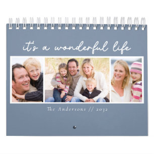It's a Wonderful Life Photo Family Calendar