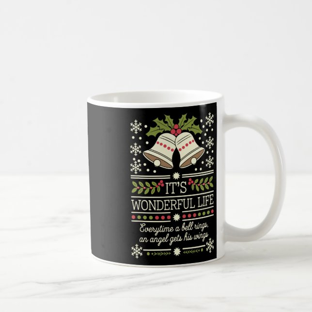 It's A Wonderful Life Shirt Everytime A Bell Rings Coffee Mug (Right)