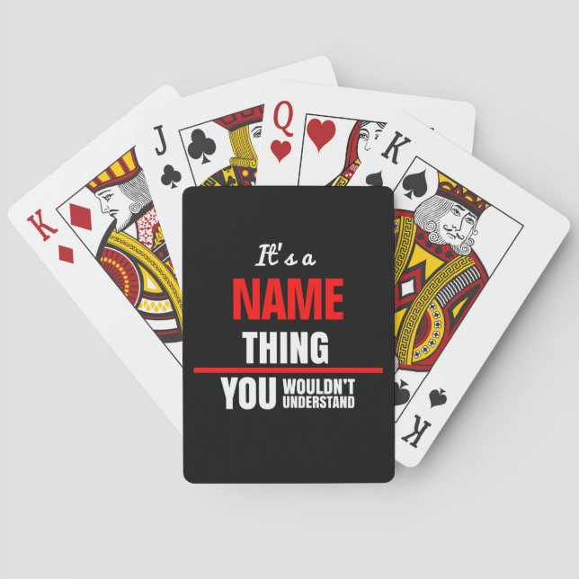 It's a your name thing you wouldn't understand playing cards (Back)