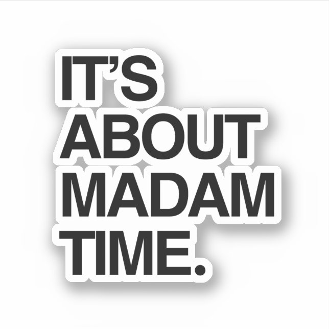 It's about Madam Time (Front)