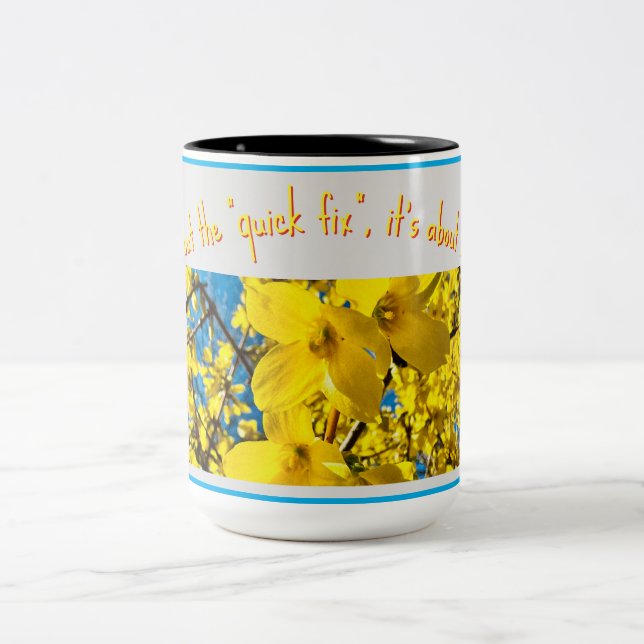 It's about the journey, Mug (Center)
