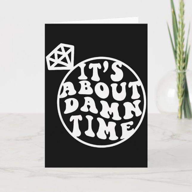 It's About Time, Big Bach Energy, Bachelorette Par Card (Front)