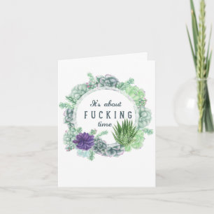 Its About Time - design by rqst Card