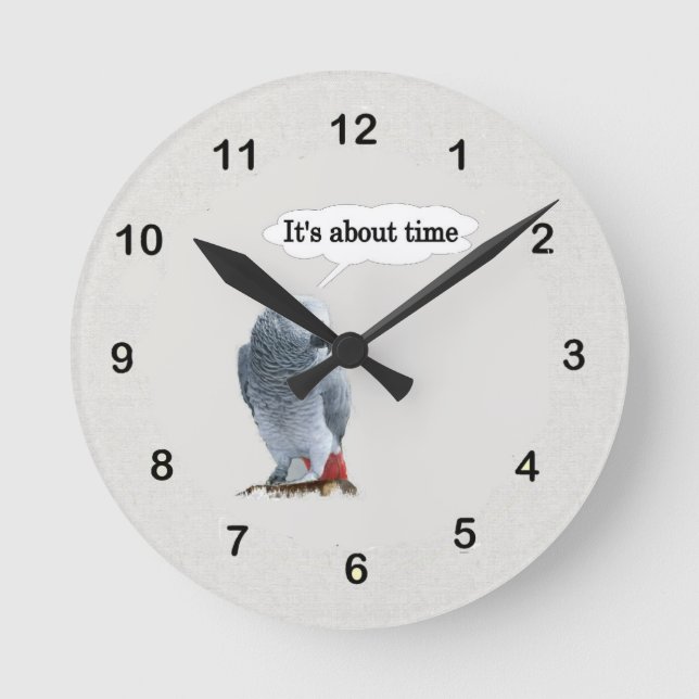 It's About Time Wall Clock (Front)