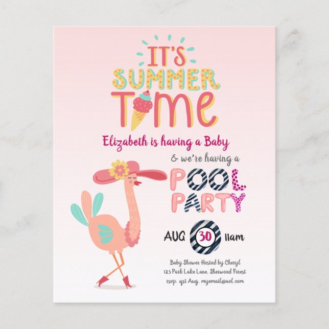 It's Absolutely Fab Darling! Tropical Pool Party (Front)