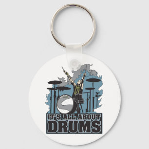 It's All About Drums Key Ring