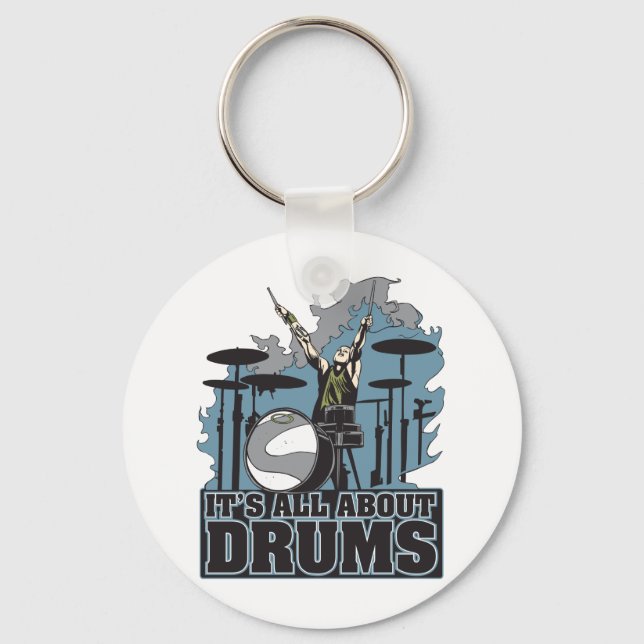 It's All About Drums Key Ring (Front)