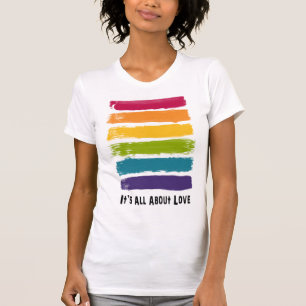 It's All About Love Rainbow T-Shirt
