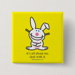 It's All About Me 15 Cm Square Badge