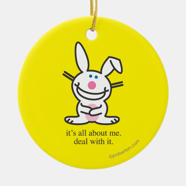 It's All About Me Ceramic Tree Decoration (Front)