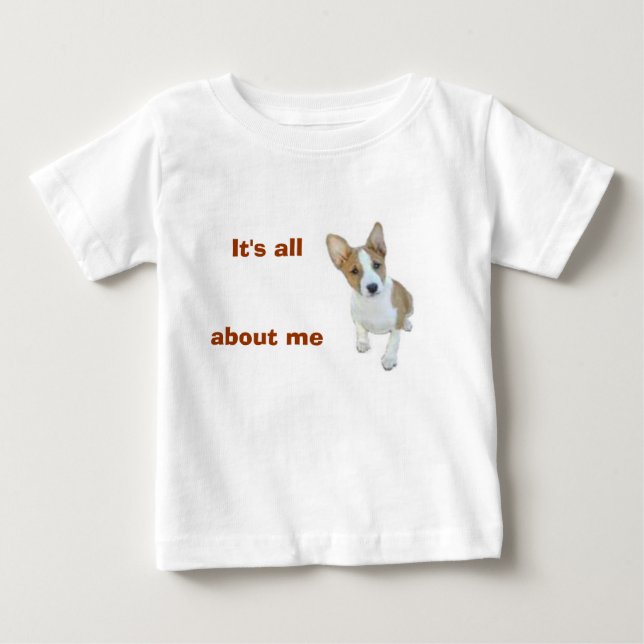 It's all about me infant tee (Front)