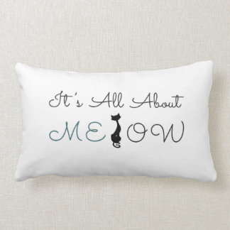 It's All About Meow Lumbar Cushion