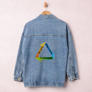 It's All About Money T-Shirt Denim Jacket