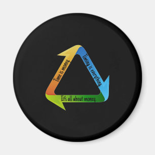 It's All About Money T-Shirt Magnet