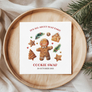 It's All About That Bake Cookie Swap  Napkin
