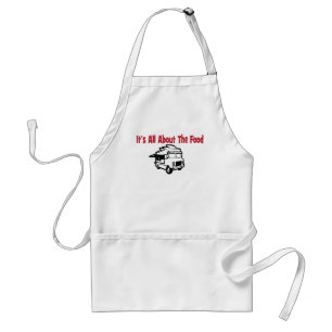 its' all about the food food truck standard apron