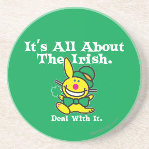 It's All About The Irish (green) Coaster