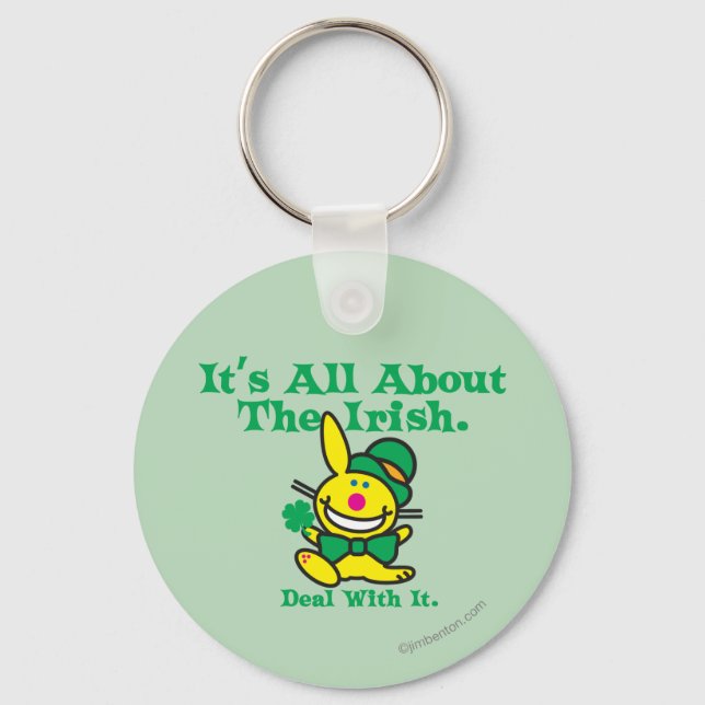 It's All About The Irish Key Ring (Front)