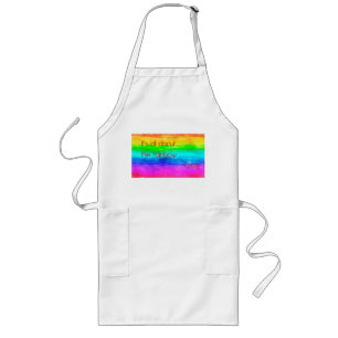 It's All About The Rainbow Love 03 Long Apron