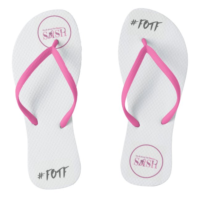 It's All About The Sash/#FOTF Thongs (Sandals) (Footbed)