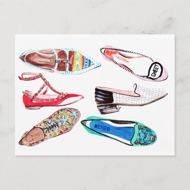 It's all about the shoes! postcard (Front)