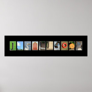 its all good spelled out with picture letters poster