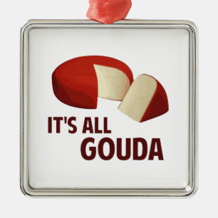 It's All Good With Gouda Cheese Metal Tree Decoration