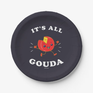 It's All Gouda Paper Plate