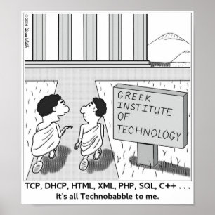 It's All Technobabble To Me Poster