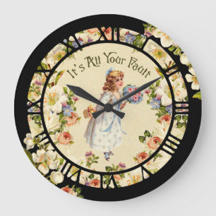 It's All Your Fault Large Clock