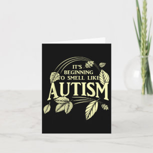 It's Almost Autism Funny Autistic Thanksgiving Aut Card