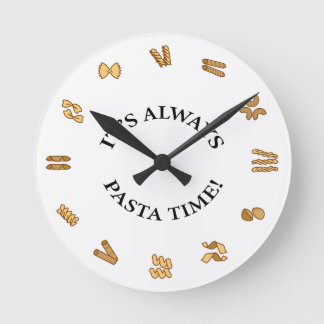 "It's Always Pasta Time" Wall Clock