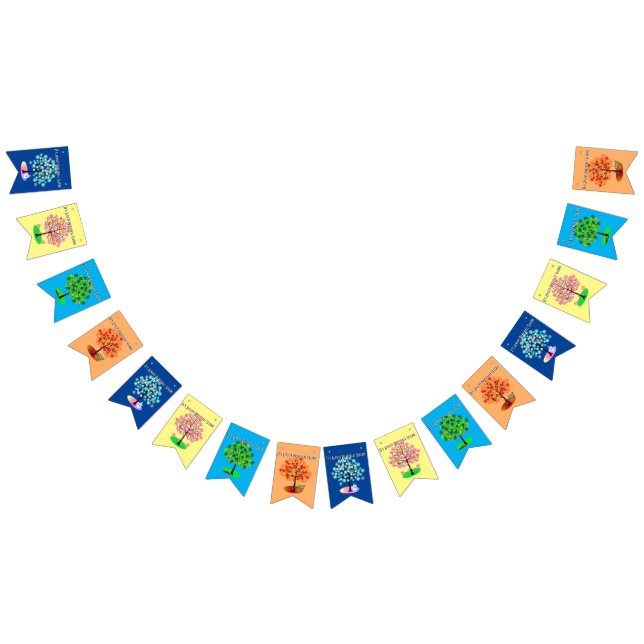 It's Always Pickleball Season - Four Seasons Tree Bunting (All)