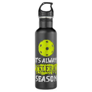 It's Always Pickleball Season Funny Pickleball Gif 710 Ml Water Bottle