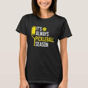 It's Always Pickleball Season Retro Vintage Pickl T-Shirt