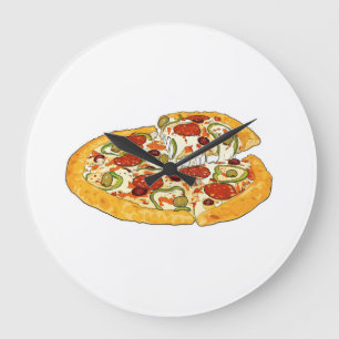 **IT'S ALWAYS TIME FOR PIZZA** CLOCK