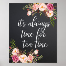 It's always time for tea time