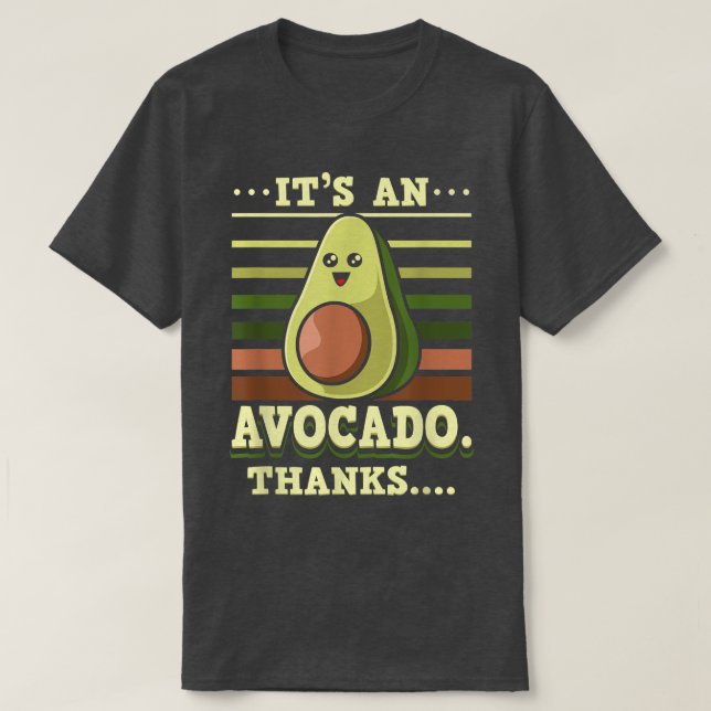 Its An Avocado Thanks Pregnant Costume Guacamole M T-Shirt (Design Front)