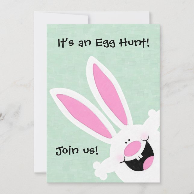 It's an Egg Hunt, Join us Easter Egg Hunt Invite (Front)
