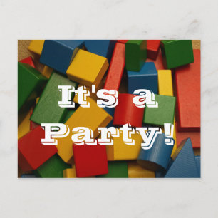 It's aParty! Invitation Postcard