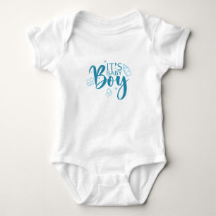 It's Baby Boy Pregnancy Announcement Gender Reveal Bodysuit