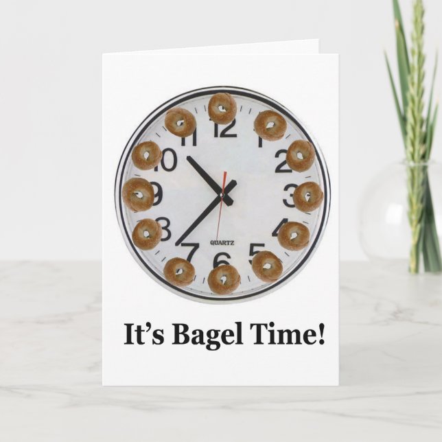 It's Bagel Time! Card (Front)