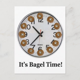 It's Bagel Time! Postcard