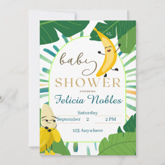 It's Banana's Baby Shower Invite