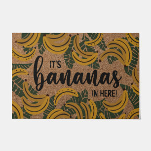 It's Bananas I'm Here Doormat, Funny Bananas Rug