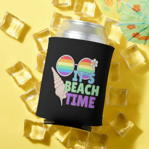 It's Beach Time Can Cooler