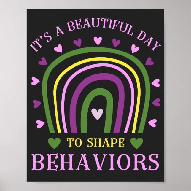 It's Beautiful Day To Shape Behaviours   Poster (Front)