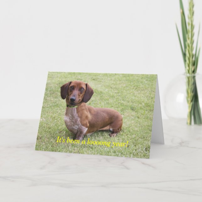 It's been a loooong year card (Front)