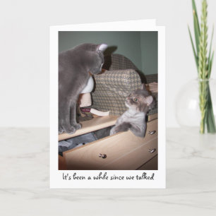 It's been a while since we talked card